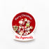 Family Christmas Shaker Ornament - Family of 4